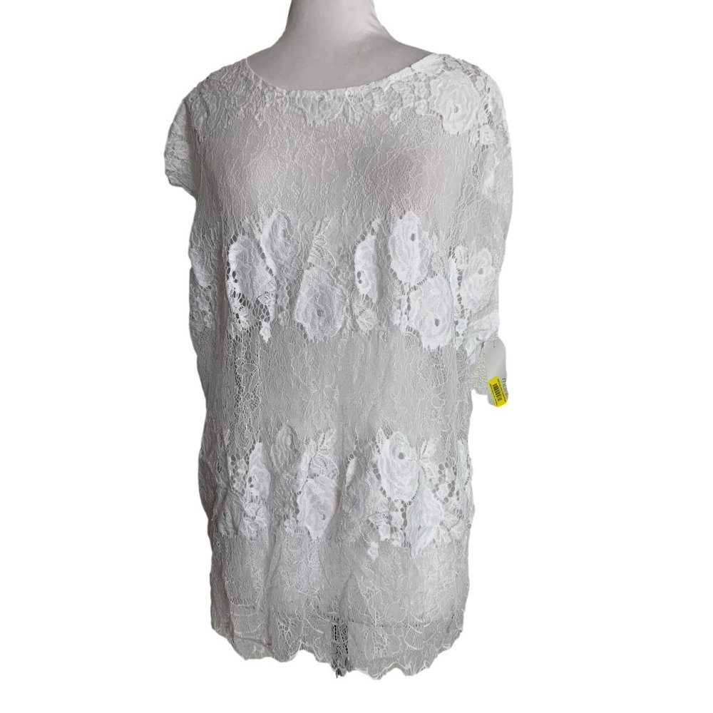 Modern Movement Womens Top Size Large Semi Sheer